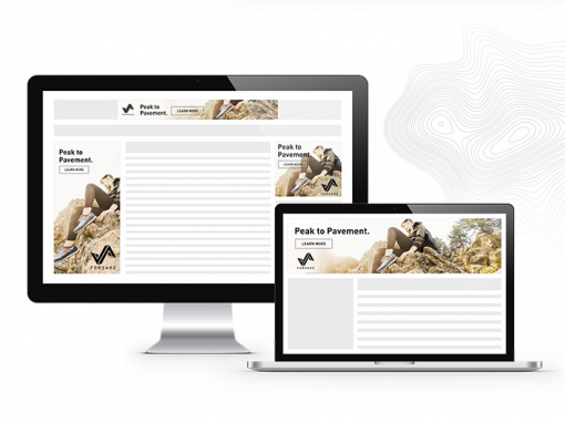 Foresake – Web Banner Design